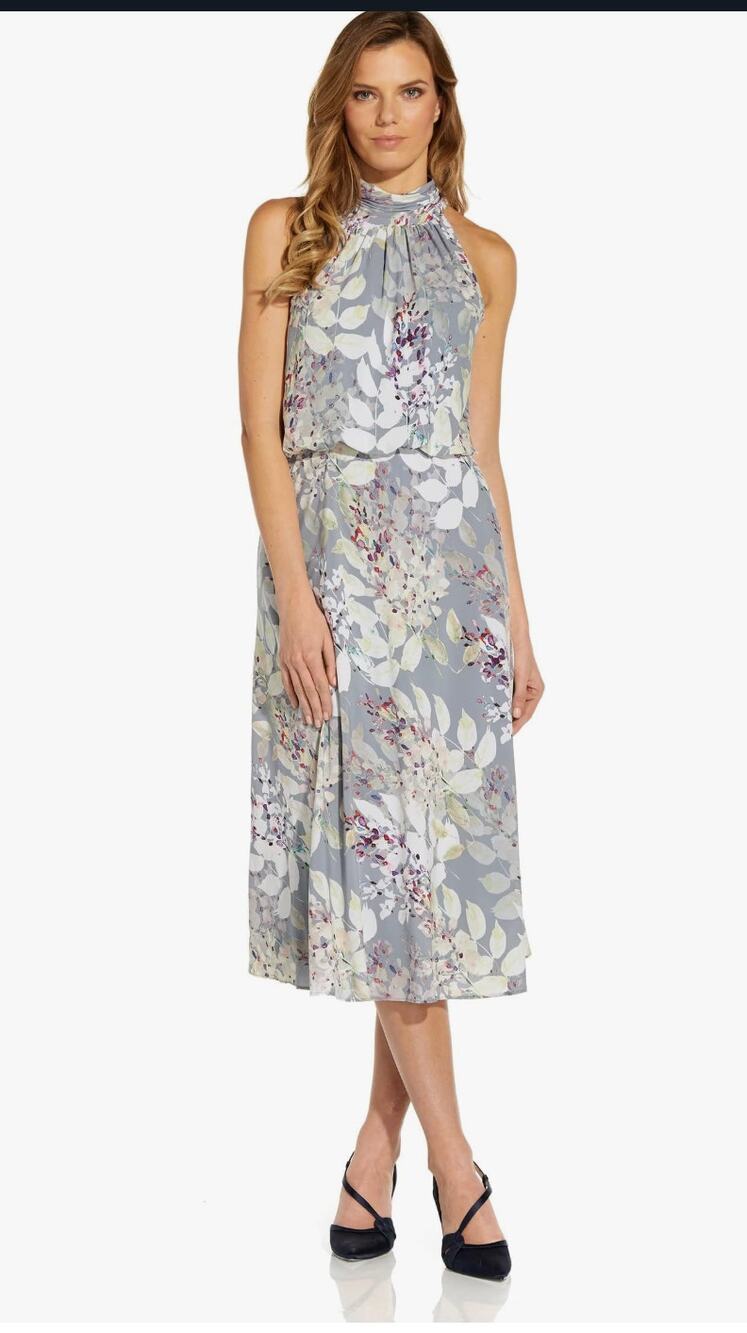 Adriana Pappel Dress Floral Garden Size 12